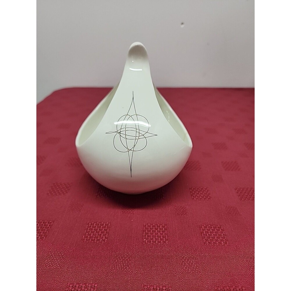 Vintage Eve Zeisel By Hallcraft Fantasy Pattern Gravy Boat MCM 1950'S Retro Vibe